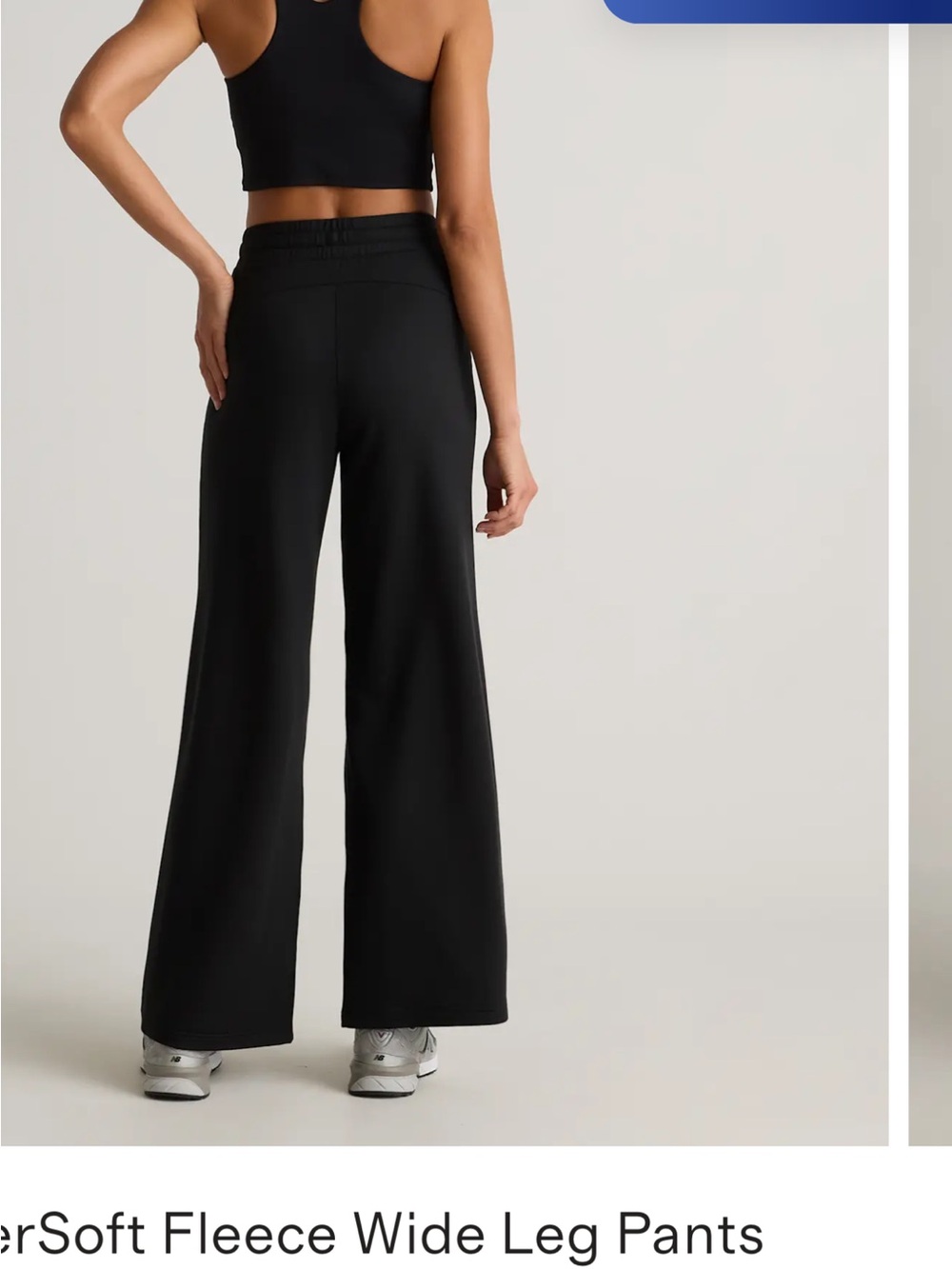 Quince super soft Fleece wide leg pants